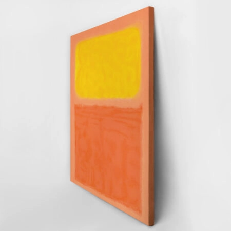 Πινακας σε καμβά ROTHKO - PEACH YELLOW ORANGE - Rothko Mark Sticky 3