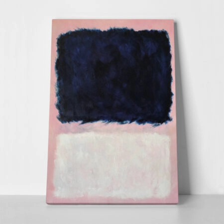Πινακας σε καμβά ROTHKO - PINK BLACK WHITE - Rothko Mark Sticky 1