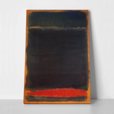 Πινακας σε καμβά ROTHKO - RED ORANGE BLACK - Rothko Mark Sticky 1