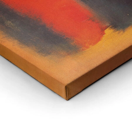 Πινακας σε καμβά ROTHKO - RED ORANGE BLACK - Rothko Mark Sticky 2