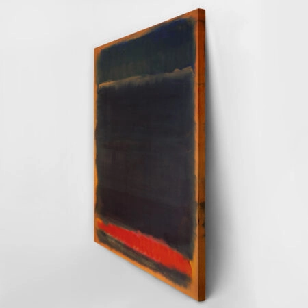 Πινακας σε καμβά ROTHKO - RED ORANGE BLACK - Rothko Mark Sticky 3