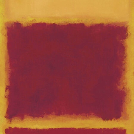 Πινακας σε καμβά ROTHKO - RED ORANGE - Rothko Mark Sticky 7