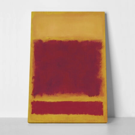 Πινακας σε καμβά ROTHKO - RED ORANGE - Rothko Mark Sticky 1