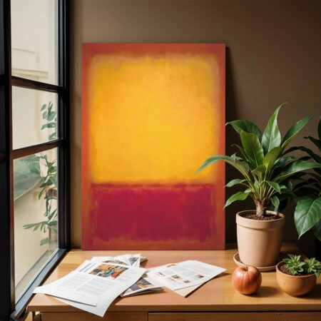 Πινακας σε καμβά ROTHKO - RED YELLOW - Rothko Mark