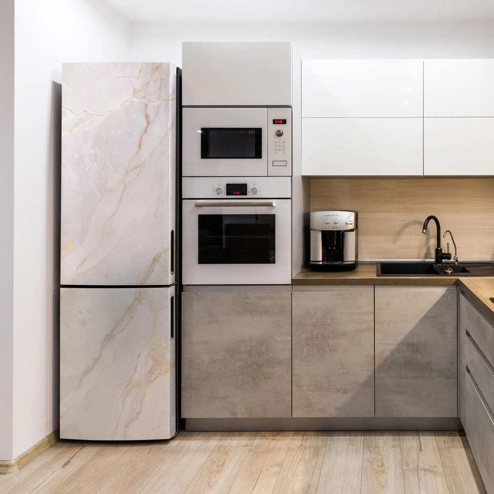 Αυτοκόλλητο ψυγείου BEIGE MARBLE