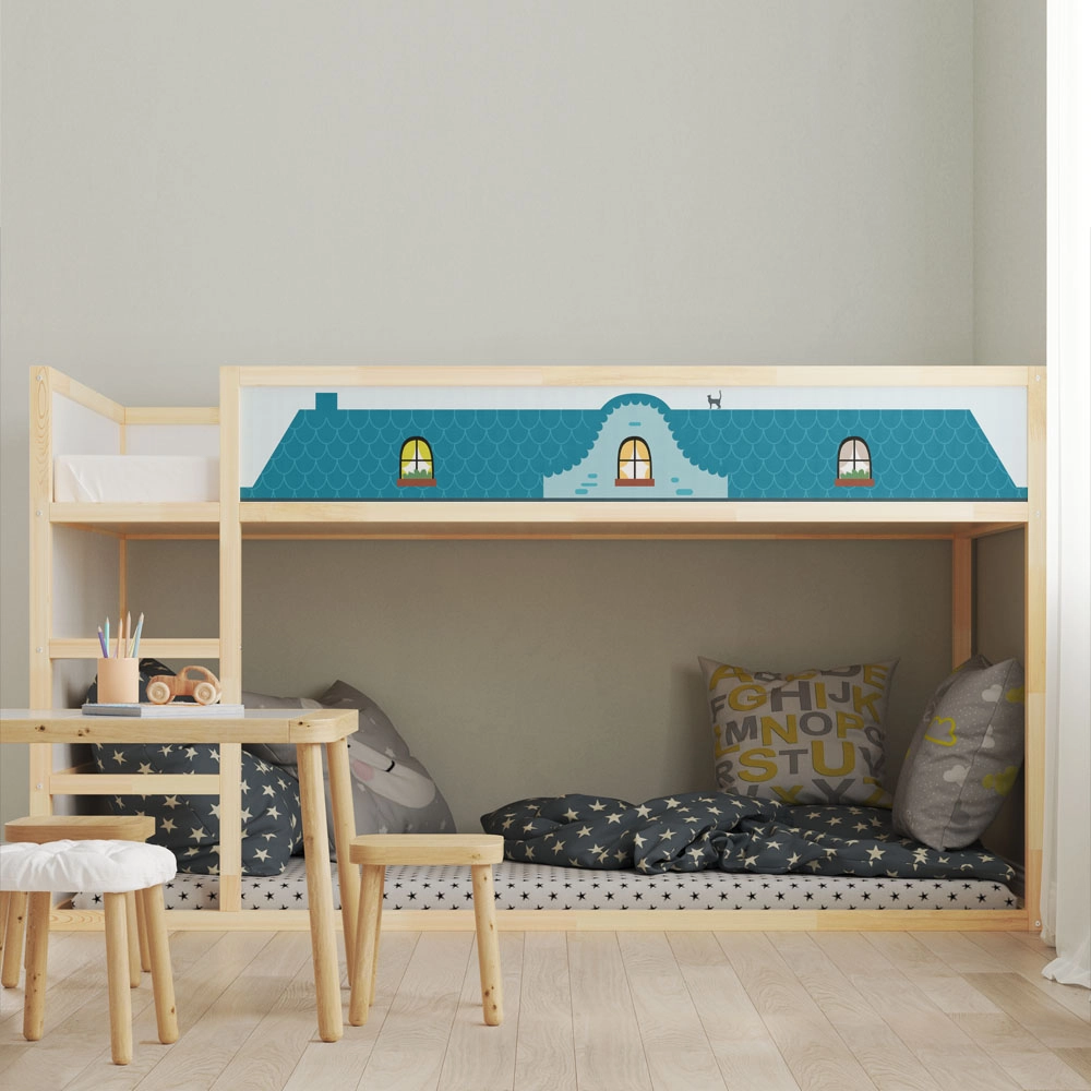 Αυτοκολλητα Επίπλων για Κρεβάτι KURA BLUE HOUSE