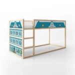 Αυτοκολλητα Επίπλων για Κρεβάτι KURA BLUE HOUSE