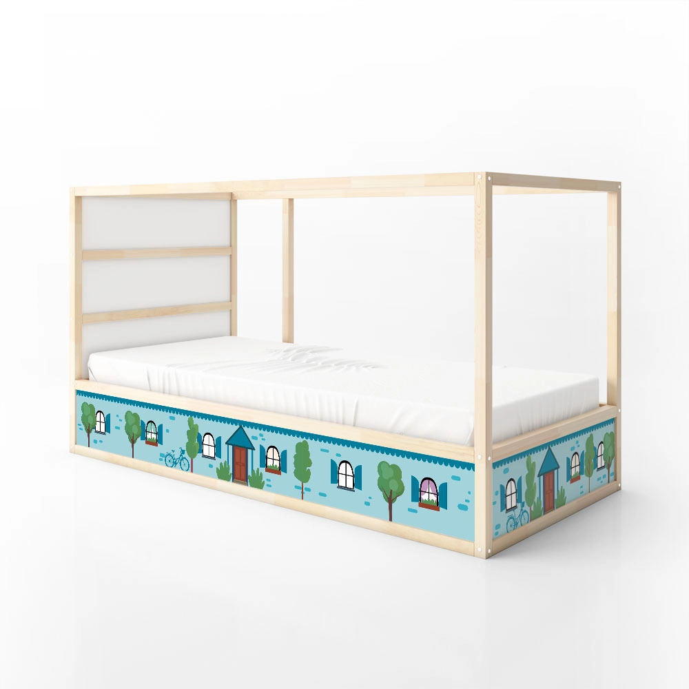 Αυτοκολλητα Επίπλων για Κρεβάτι KURA BLUE HOUSE