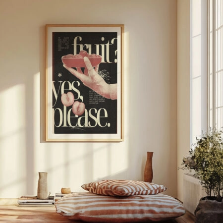 Πόστερ RETRO TRENDY FRUIT - Food & Drink