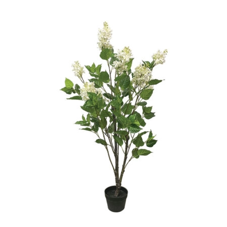 ΔΕΝΤΡΟ ΠΑΣΧΑΛΙΑ ΛΕΥΚΟ REAL TOUCH ΣΕ ΚΑΣΠΩ - Υ125cm - Τεχνητα Ανθισμένα Δεντρα Sticky 1