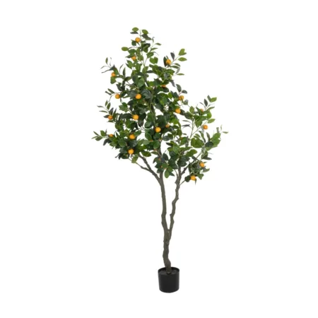 ORANGE TREE 21110 Τεχνητό Διακοσμητικό Δέντρο Πορτοκαλιά Μ110 x Π80 x Υ200cm