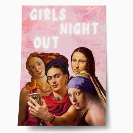 Πόστερ ALTERED ART GIRLS NIGHT OUT - Φρασεις - Κείμενο Sticky 1