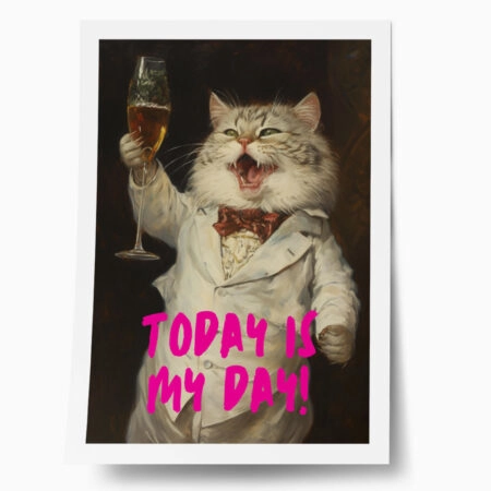 Πόστερ ALTERED ART TODAY IS MY DAY - Ζωα Sticky 1