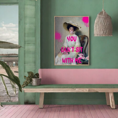 Πόστερ ALTERED ART YOU CANT SIT WITH ME