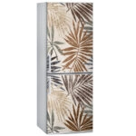 Αυτοκόλλητο ψυγείου BEIGE PALM LEAVES