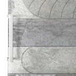 Αυτοκόλλητο ψυγείου GREY STONE LEAVES