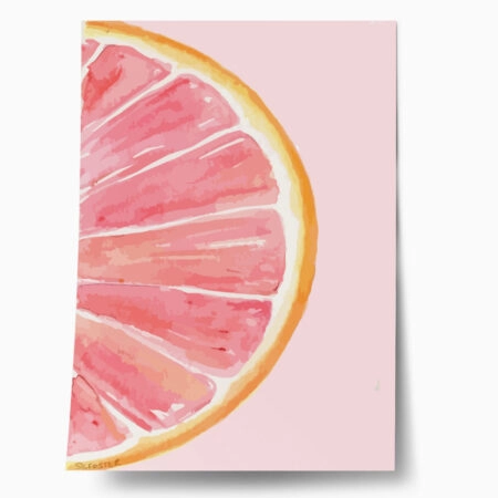 Πόστερ PINK GRAPEFRUIT - Food & Drink Sticky 1
