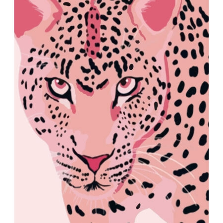 Πόστερ PINK LEOPARD - Ζωα Sticky 3