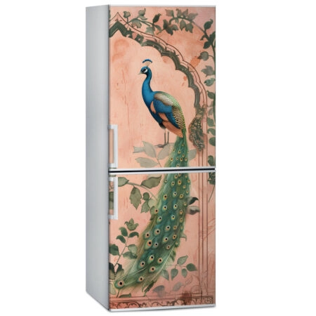 Αυτοκόλλητο ψυγείου VINTAGE PEACOCK