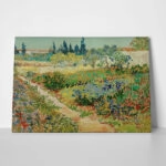 Πινακας σε καμβά VAN GOGH - BLUEHENDER GARTEN MIT PFAD