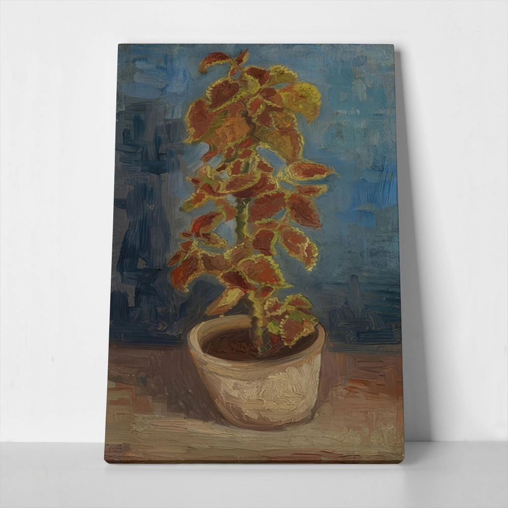 Πινακας σε καμβά VAN GOGH - BLUMENTOPF MIT BUNTNESSEL
