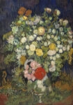 Πινακας σε καμβά VAN GOGH - BOUQUET OF FLOWERS IN A VASE