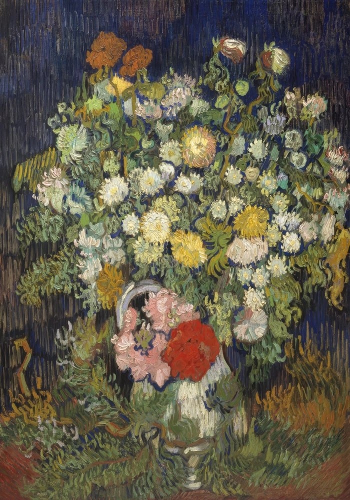 Πινακας σε καμβά VAN GOGH - BOUQUET OF FLOWERS IN A VASE