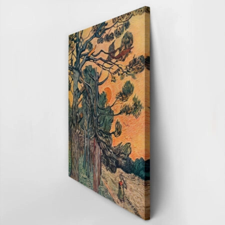 Πινακας σε καμβά VAN GOGH - FORET DE SAPINS AU DECLIN DU JOUR - Vincent Van Gogh Sticky 2