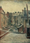 Πινακας σε καμβά VAN GOGH - HINTERHUEFE IN ANTWERPEN