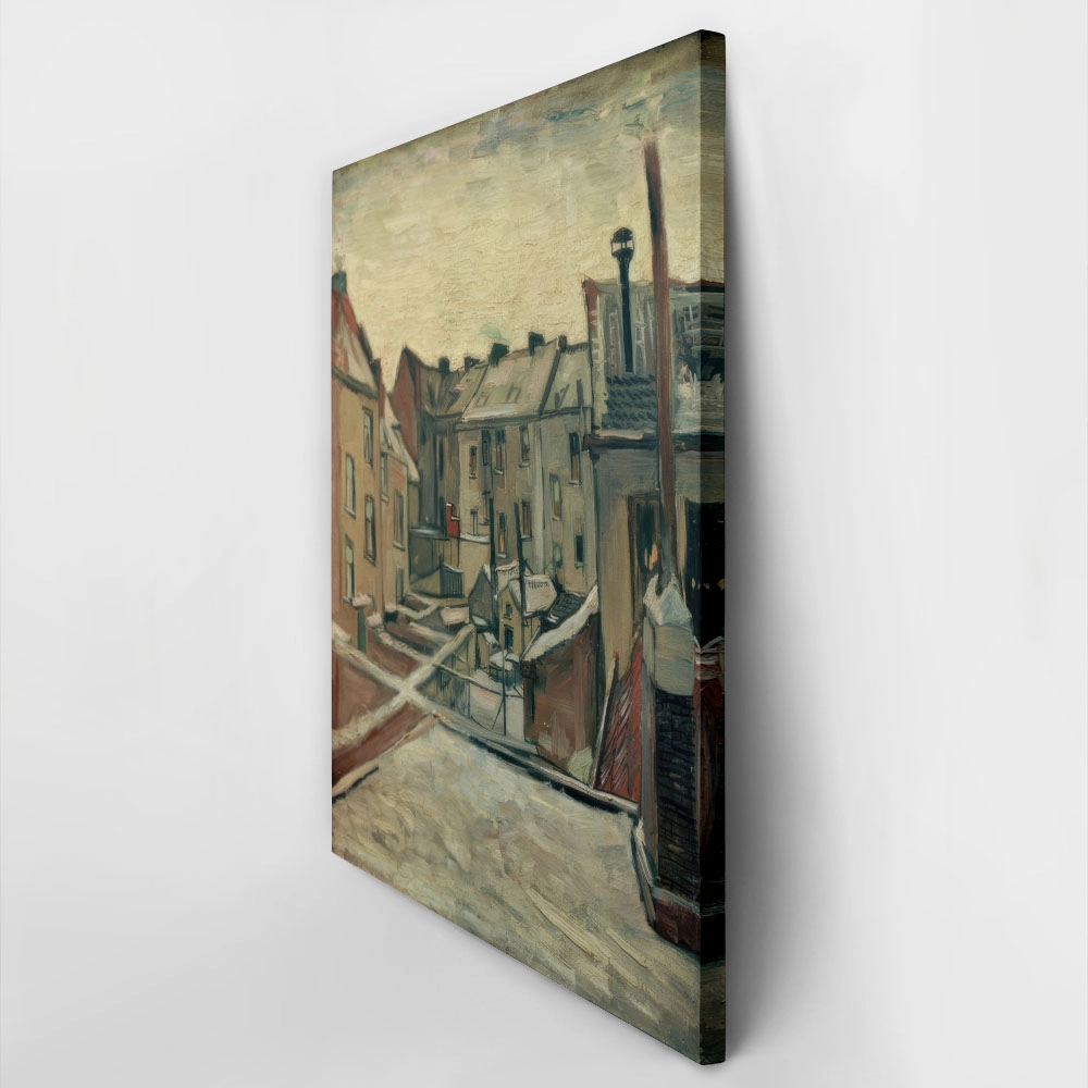 Πινακας σε καμβά VAN GOGH - HINTERHUEFE IN ANTWERPEN