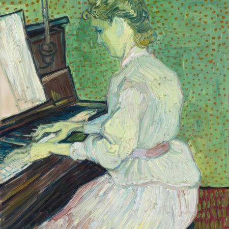 Πινακας σε καμβά VAN GOGH - MARGUERITE GACHET AT THE PIANO - Vincent Van Gogh Sticky 4