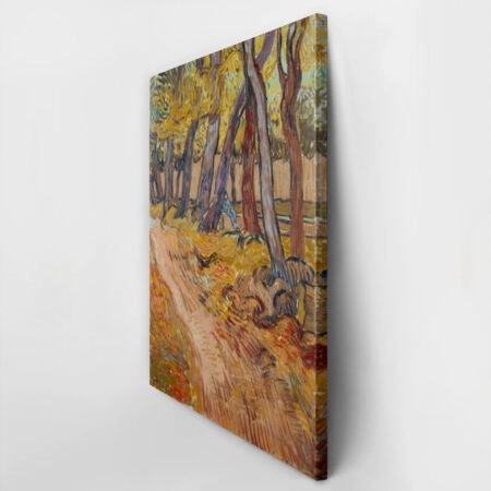 Πινακας σε καμβά VAN GOGH - PATH IN THE GARDEN AT THE ASYLUM AT SAINTRMY - Vincent Van Gogh Sticky 2