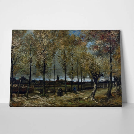 Πινακας σε καμβά VAN GOGH - PEUPLIERS PRES DE NUENEN