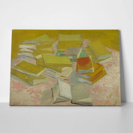 Πινακας σε καμβά VAN GOGH - PILES OF FRENCH NOVELS