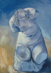 Πινακας σε καμβά VAN GOGH - PLASTER STATUETTE FEMALE TORSO FRONT VIEW