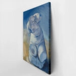 Πινακας σε καμβά VAN GOGH - PLASTER STATUETTE FEMALE TORSO FRONT VIEW