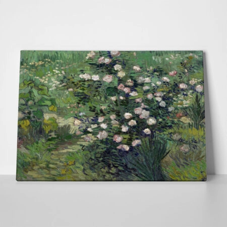 Πινακας σε καμβά VAN GOGH - ROSES PEINTURE