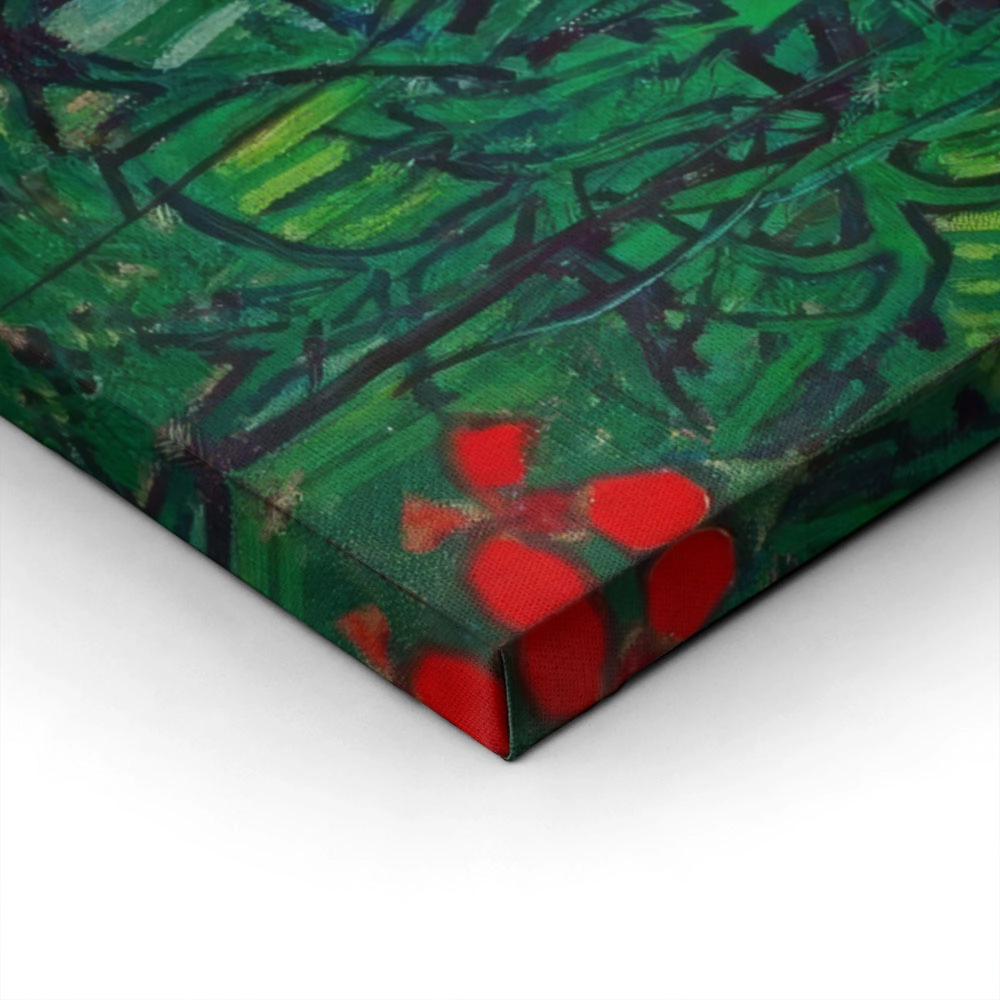 Πινακας σε καμβά VAN GOGH - SCHMETTERLINGE AUF MOHNBLUETEN