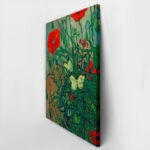 Πινακας σε καμβά VAN GOGH - SCHMETTERLINGE AUF MOHNBLUETEN