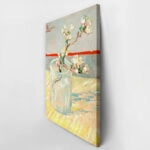 Πινακας σε καμβά VAN GOGH - SPRIG OF FLOWERING ALMOND BLOSSOM IN A GLASS
