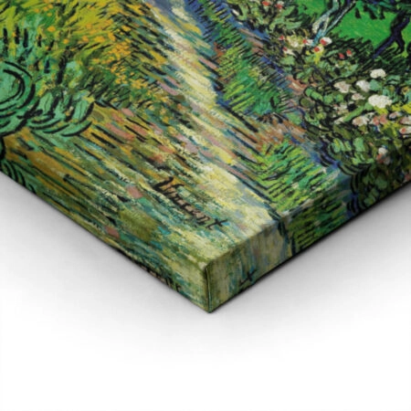 Πινακας σε καμβά VAN GOGH - THE GARDEN OF THE ASYLUM AT SAINT-RÉMY - Vincent Van Gogh Sticky 1