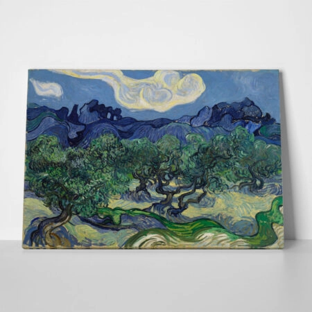 Πινακας σε καμβά VAN GOGH - THE OLIVE TREES