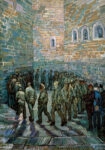 Πινακας σε καμβά VAN GOGH - THE PRISON COURTYARD