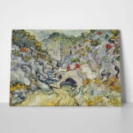 Πινακας σε καμβά VAN GOGH - THE RAVINE OF THE PEYROULETS
