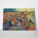 Πινακας σε καμβά VAN GOGH - THE RED VINEYARDS AT ARLES