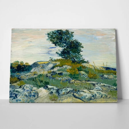 Πινακας σε καμβά VAN GOGH - THE ROCKS