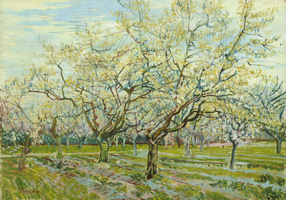 Πινακας σε καμβά VAN GOGH - THE WHITE ORCHARD