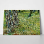 Πινακας σε καμβά VAN GOGH - TREE TRUNKS IN THE GRASS