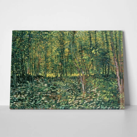 Πινακας σε καμβά VAN GOGH - TREES AND UNDERGROWTH