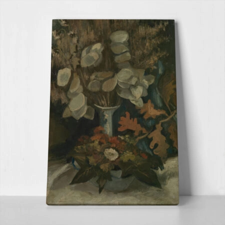 Πινακας σε καμβά VAN GOGH - VASE WITH HONESTY